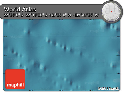 Satellite Map of the Area around 22° 33' 23" S, 140° 10' 30" W