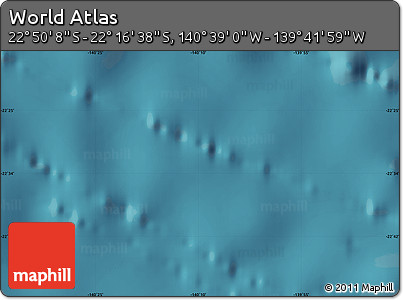 Satellite Map of the Area around 22° 33' 23" S, 140° 10' 30" W