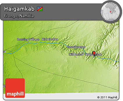 Physical 3D Map of Haigamkab