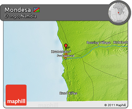 Physical 3D Map of Mondesa