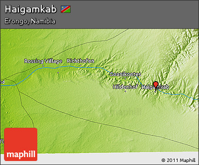 Physical 3D Map of Haigamkab