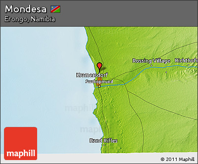 Physical 3D Map of Mondesa