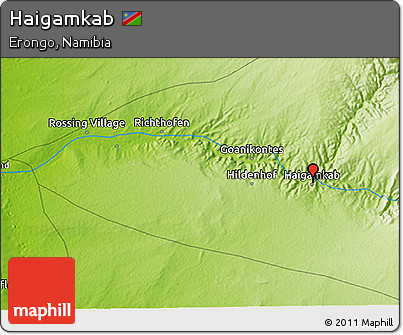 Physical 3D Map of Haigamkab