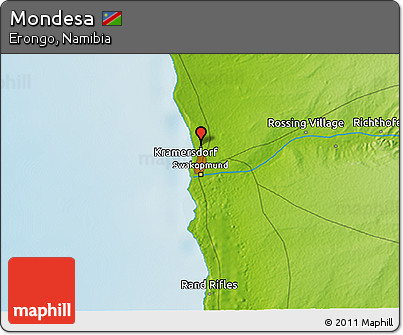 Physical 3D Map of Mondesa