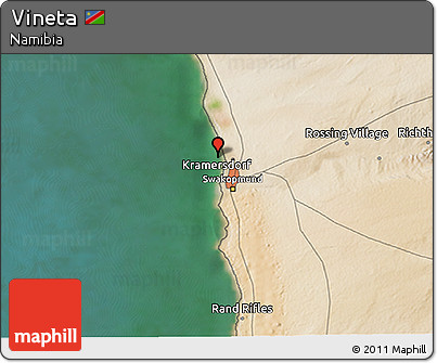 Satellite 3D Map of Vineta