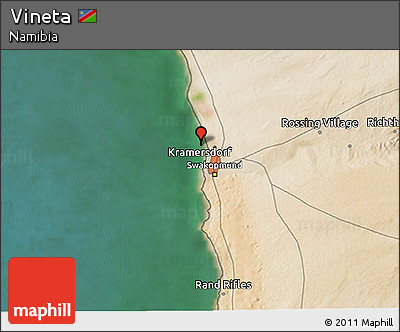 Satellite 3D Map of Vineta