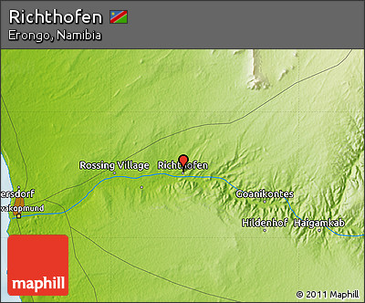 Physical Map of Richthofen