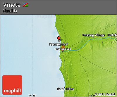Physical Map of Vineta