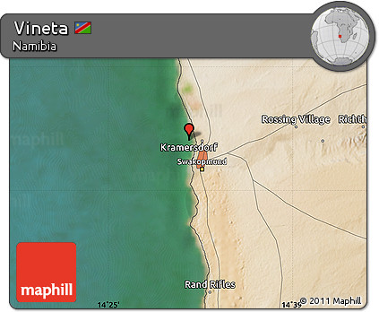 Satellite Map of Vineta