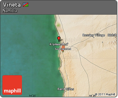 Satellite Map of Vineta