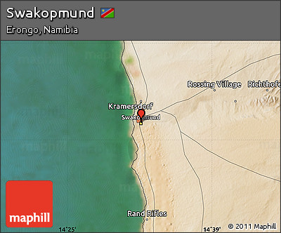 Satellite Map of Swakopmund