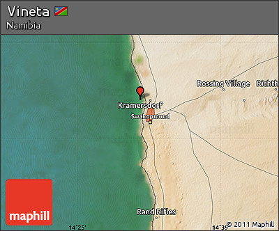 Satellite Map of Vineta