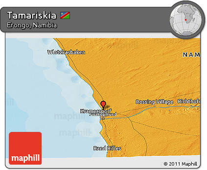 Political Panoramic Map of Tamariskia