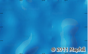 Physical Map of the area around 22° 33' 23" S, 165° 40' 30" W