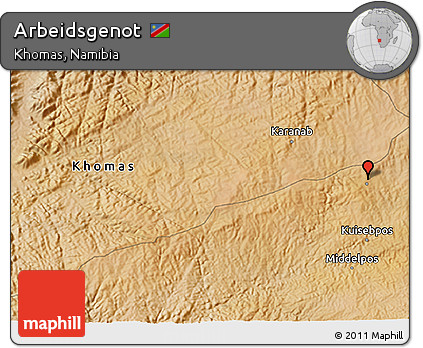 Satellite 3D Map of Arbeidsgenot