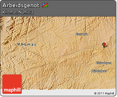 Satellite 3D Map of Arbeidsgenot