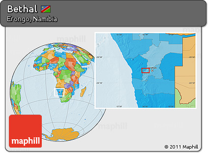 Political Location Map of Bethal