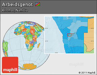 Political Location Map of Arbeidsgenot