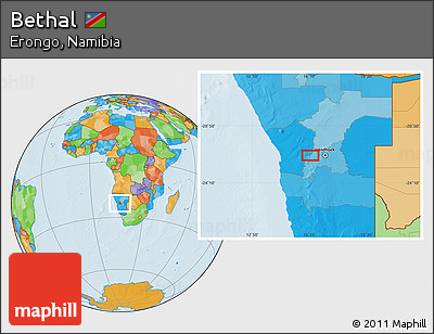 Political Location Map of Bethal