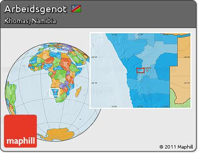 Political Location Map of Arbeidsgenot