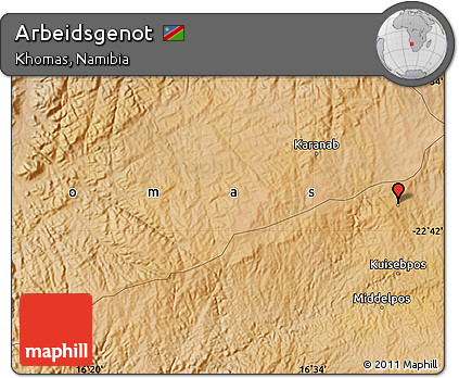 Satellite Map of Arbeidsgenot