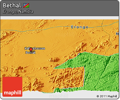Political Panoramic Map of Bethal