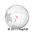 Outline Map of the Area around 22° 33' 23" S, 175° 1' 30" W, rectangular outline