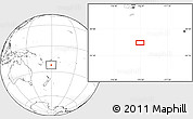 Blank Location Map of the area around 22° 33' 23" S, 179° 16' 30" E
