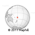 Outline Map of the Area around 22° 33' 23" S, 179° 16' 30" E, rectangular outline