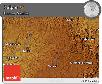 Physical 3D Map of Kelpie