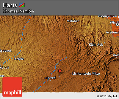 Physical 3D Map of Haris