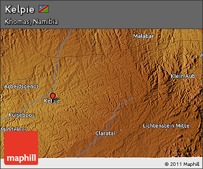 Physical 3D Map of Kelpie