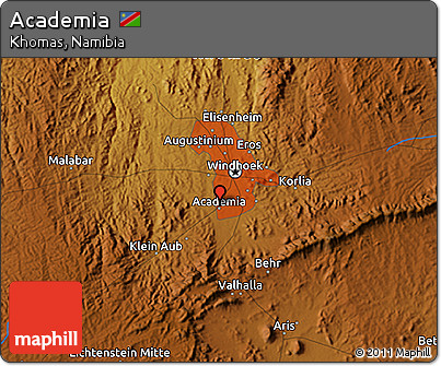 Physical 3D Map of Academia