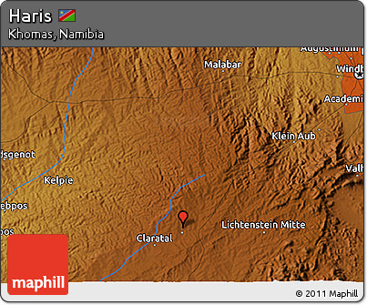 Physical 3D Map of Haris