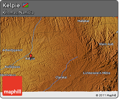 Physical 3D Map of Kelpie