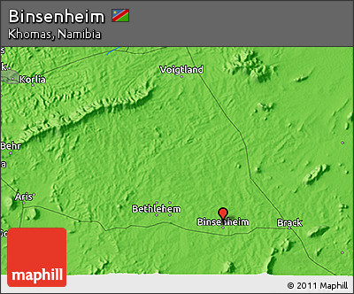 Political 3D Map of Binsenheim