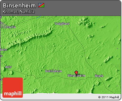 Political 3D Map of Binsenheim
