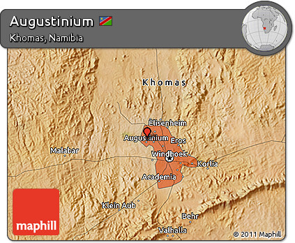 Satellite 3D Map of Augustinium
