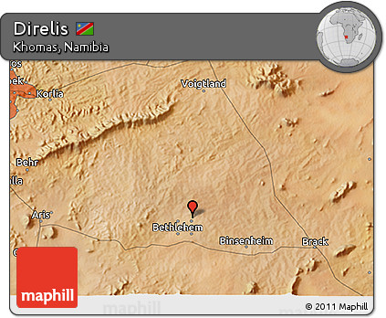 Satellite 3D Map of Direlis