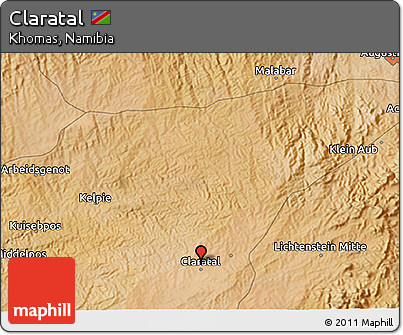 Satellite 3D Map of Claratal