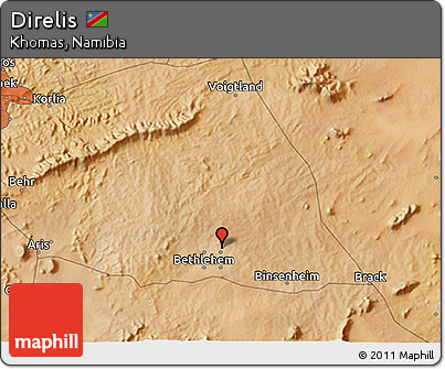 Satellite 3D Map of Direlis