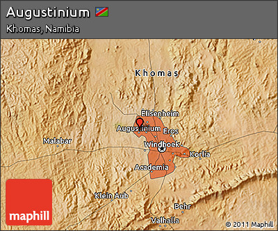 Satellite 3D Map of Augustinium