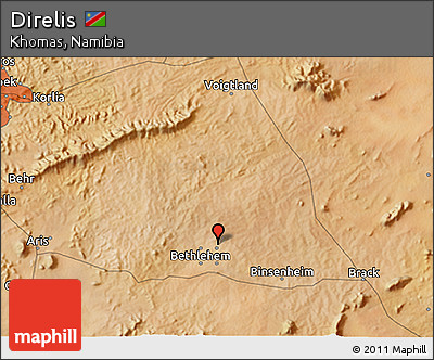 Satellite 3D Map of Direlis