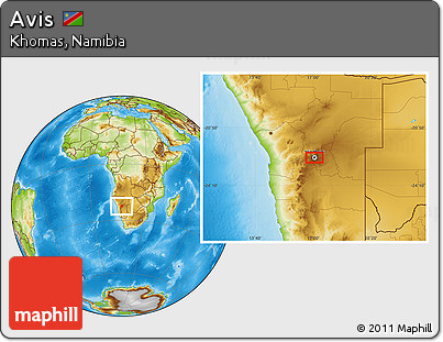 Physical Location Map of Avis