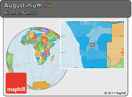Political Location Map of Augustinium