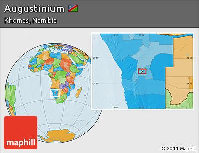 Political Location Map of Augustinium