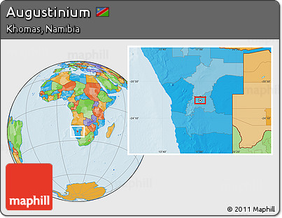 Political Location Map of Augustinium