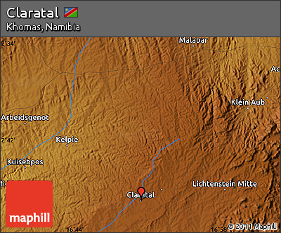 Physical Map of Claratal