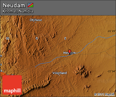 Physical Map of Neudam