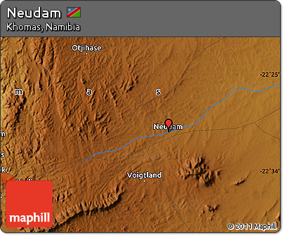 Physical Map of Neudam